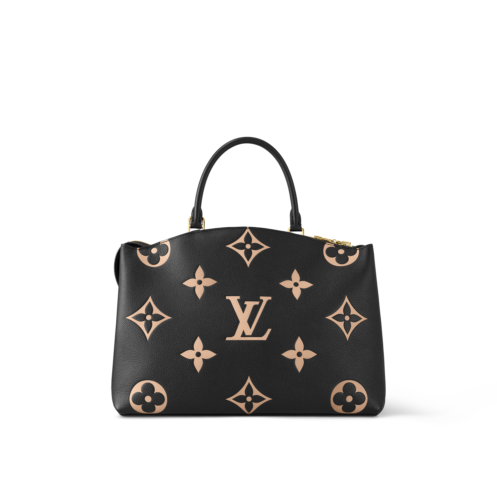 Louis vuitton bag black outlet and white